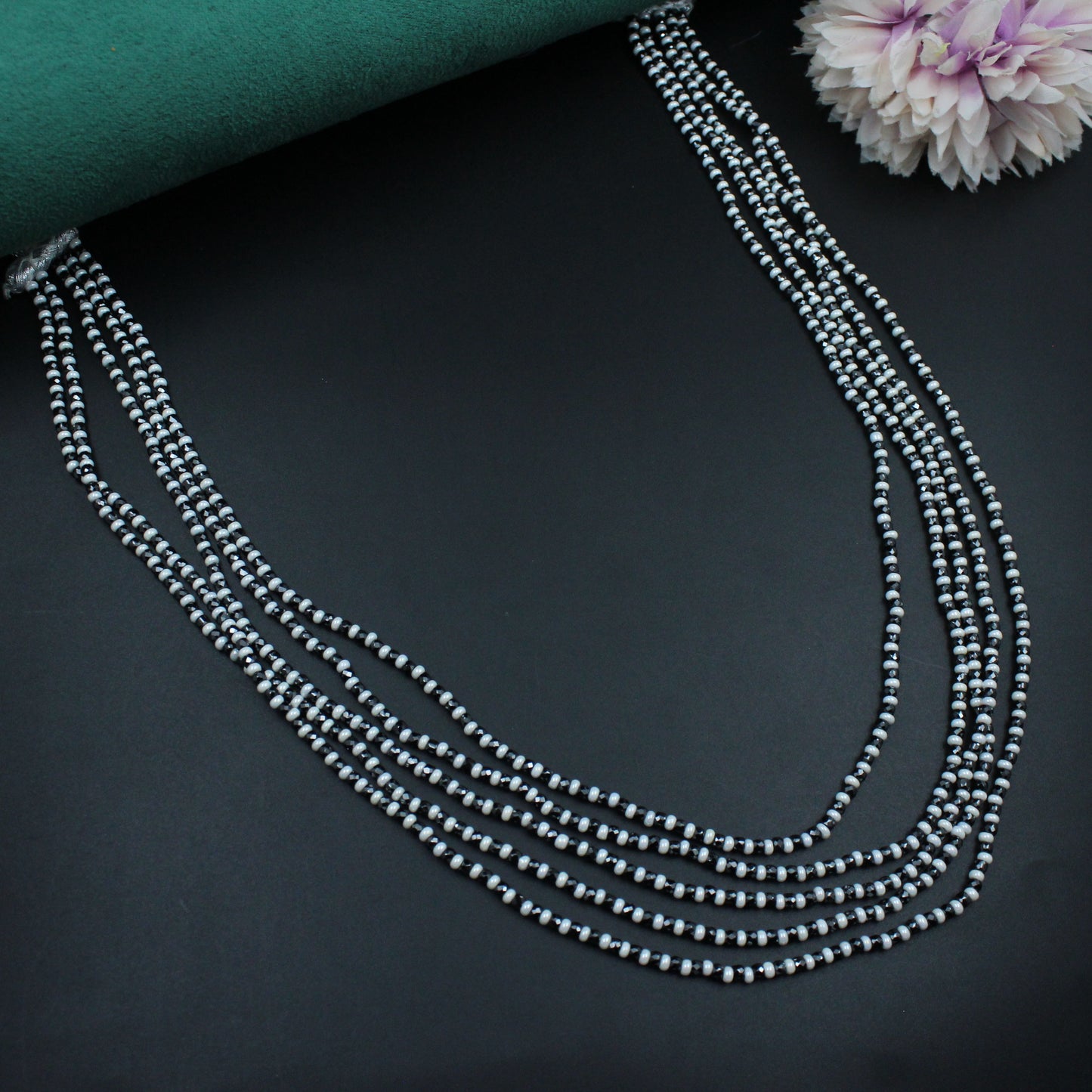 40032 black 5 lines sugar crystal layers