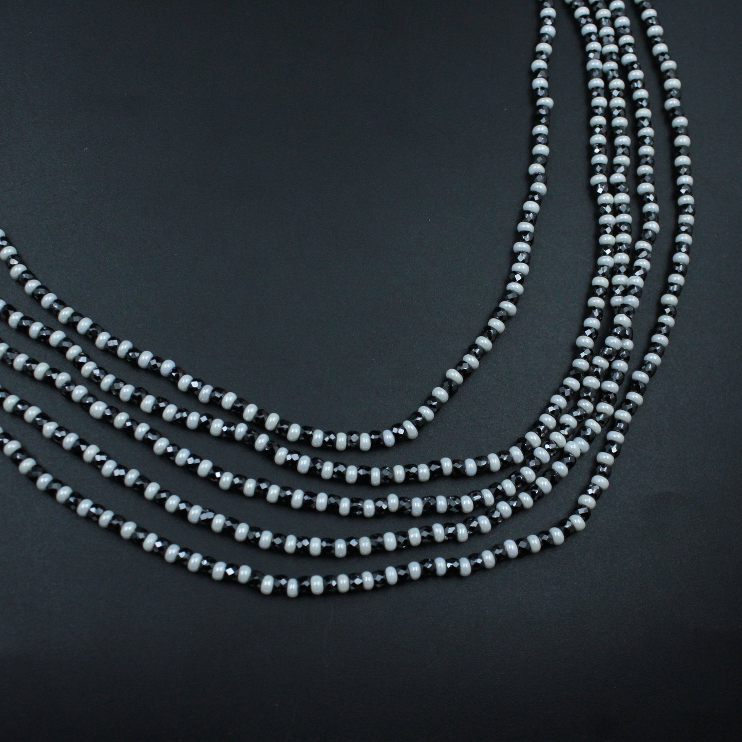 40032 black 5 lines sugar crystal layers