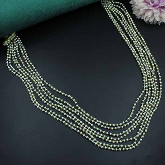 40042 - Sugar Beads 7 Lines Dark Green