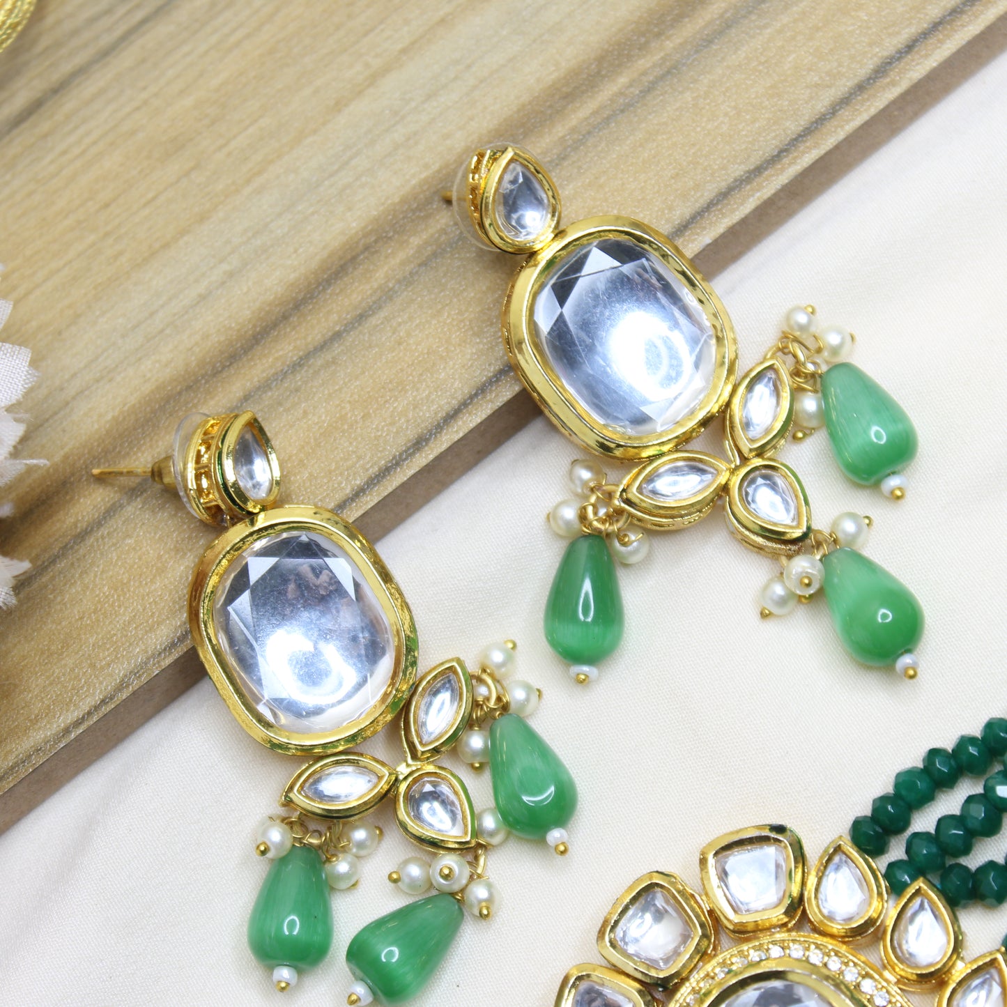 11372 Kundan Choker Green
