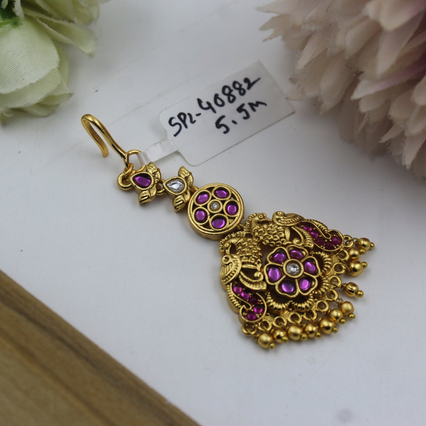 40882 Nakshi kundan Maangtikka