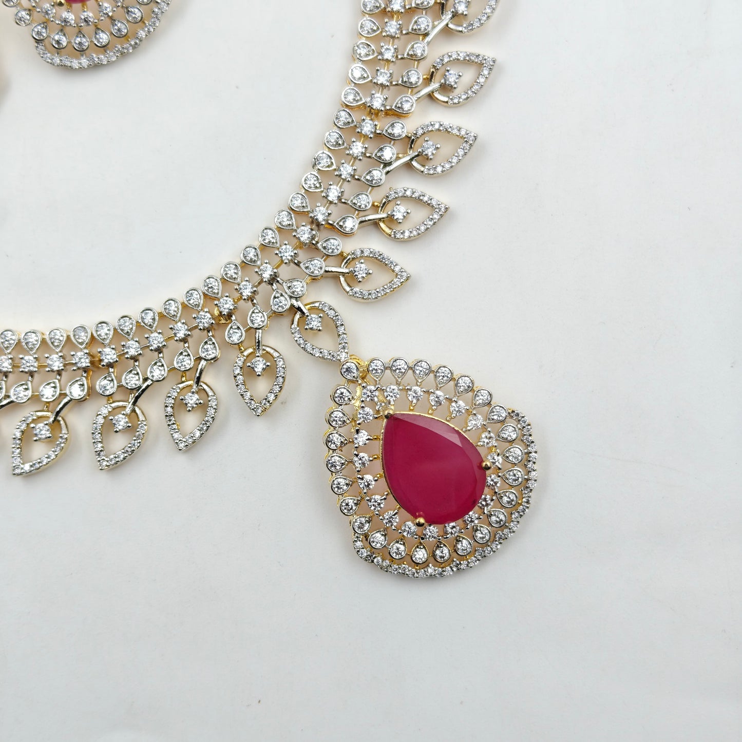39463 GJ Fancy Mango Necklace Set