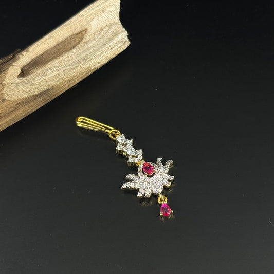 38933 Lotus diamond look Mangtikka ruby