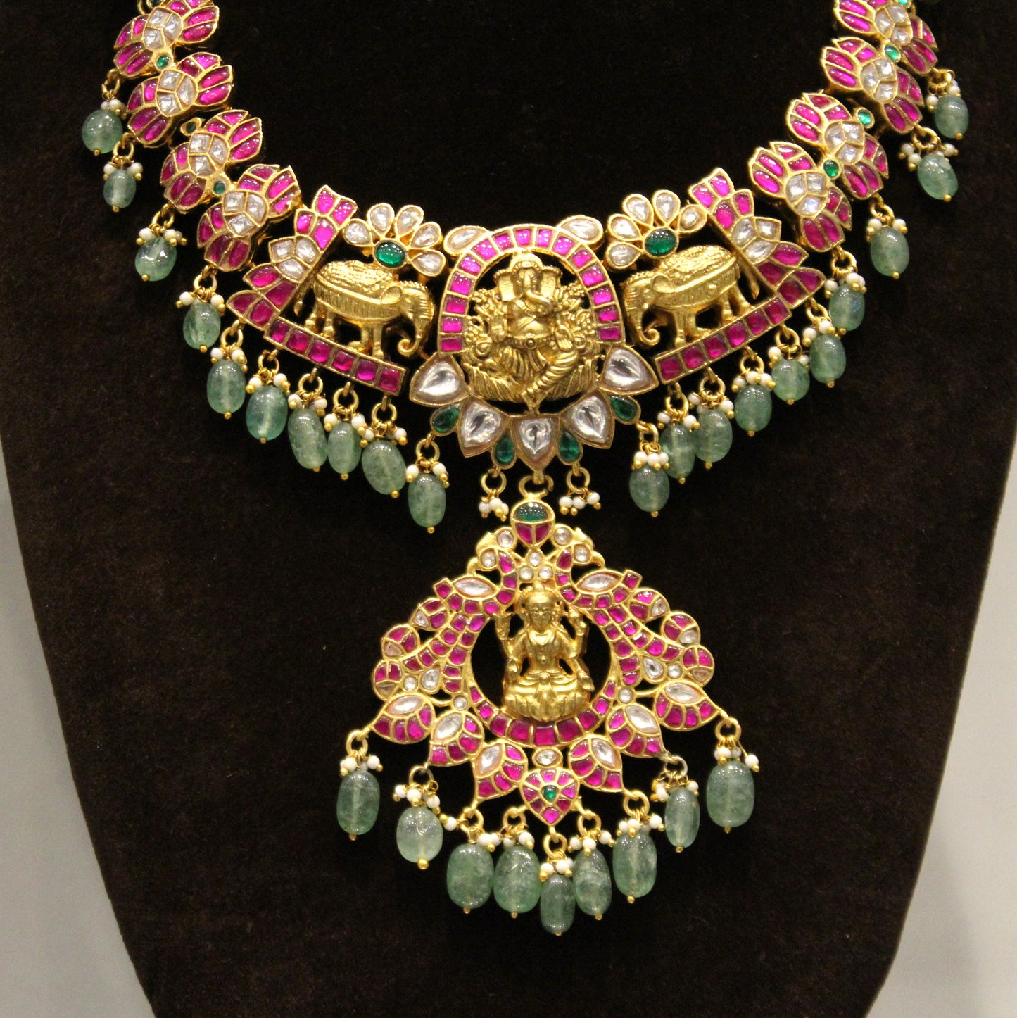 33999 Jadau laxmi necklace