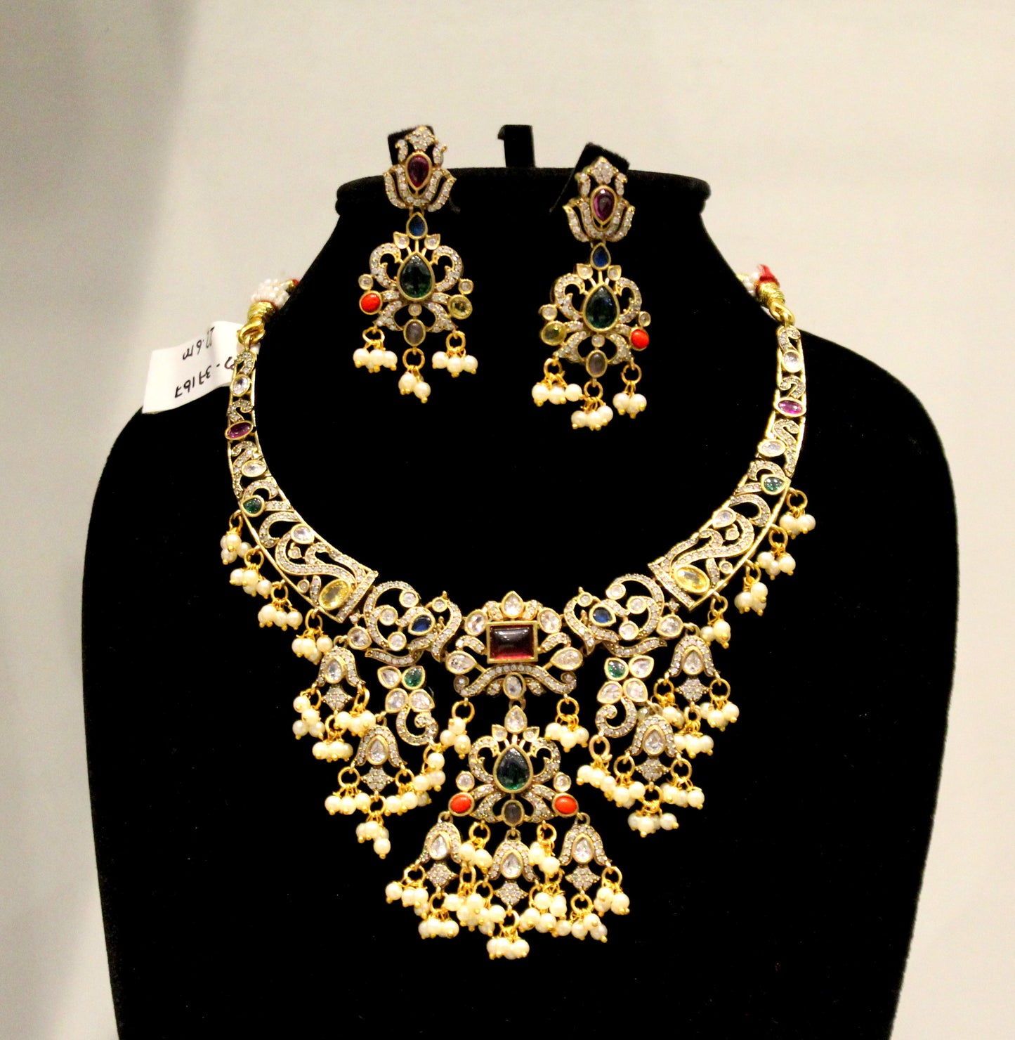 Victorian Navratna necklace 37167