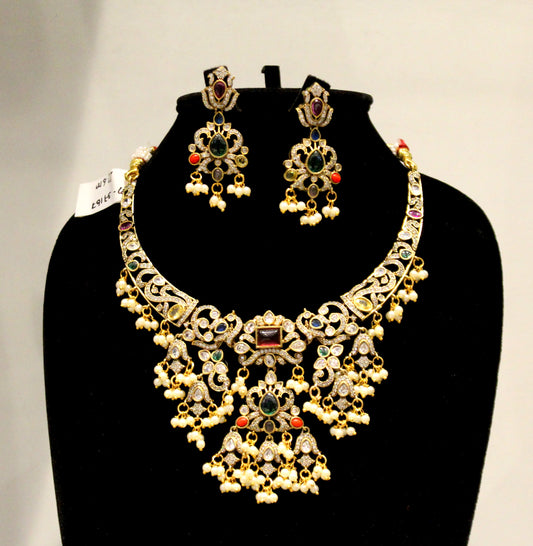 Victorian Navratna necklace 37167