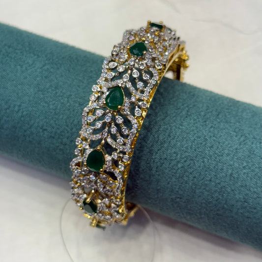 38749 Diamond look single kada bangle