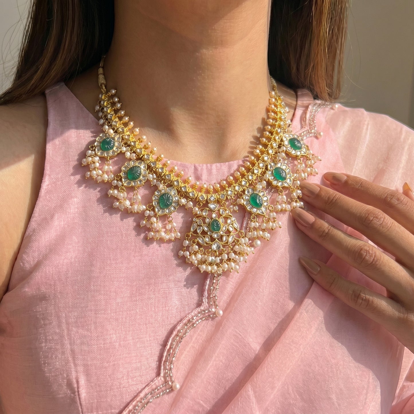 Jadau necklace