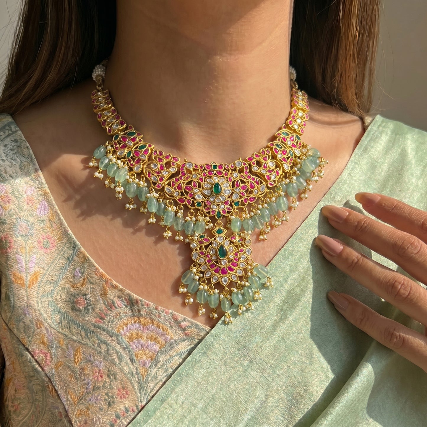 Jadau necklace