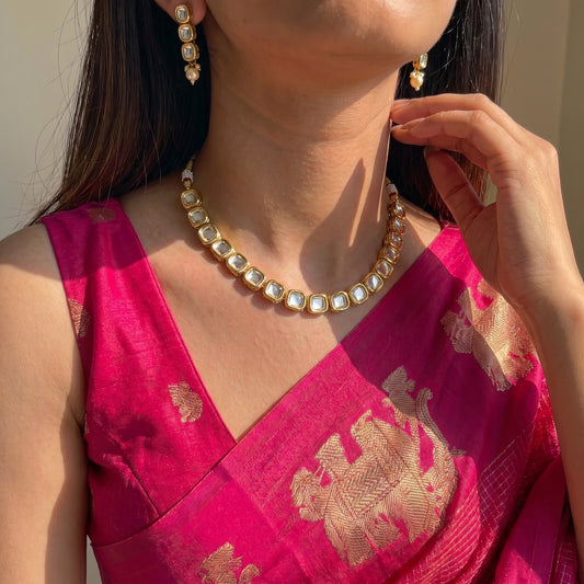 Kundan Necklace round