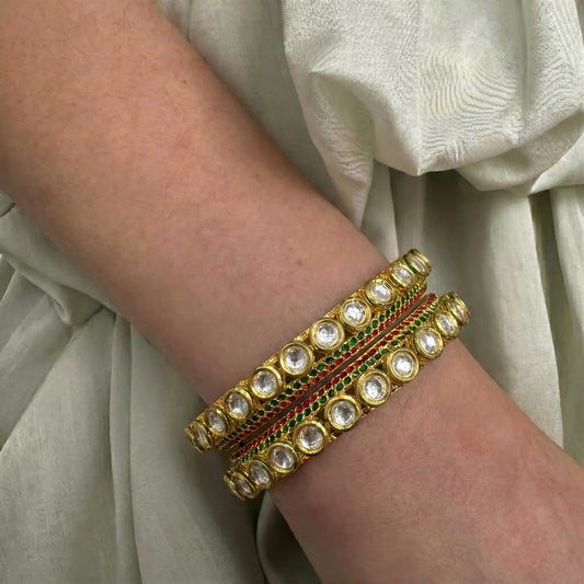 Kundan Pacheli bangle