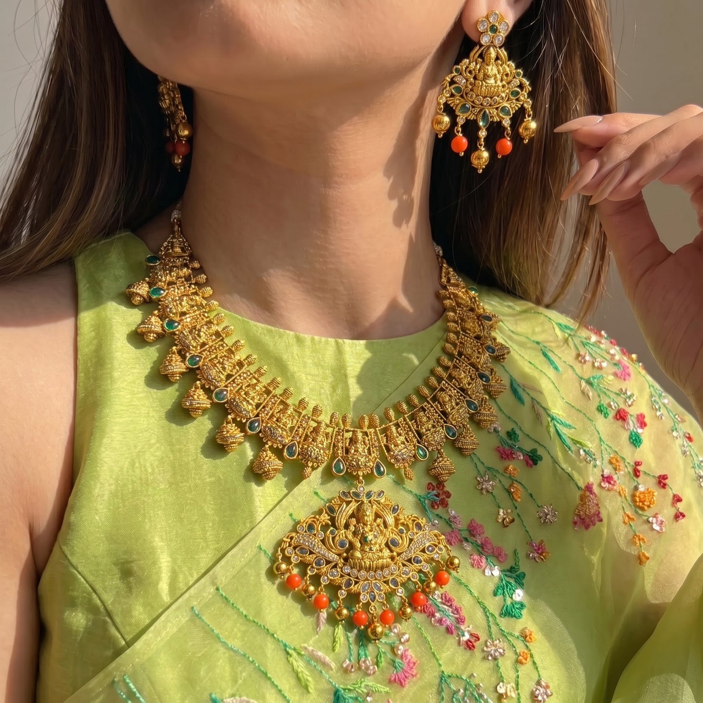 Laxmi Coral necklace