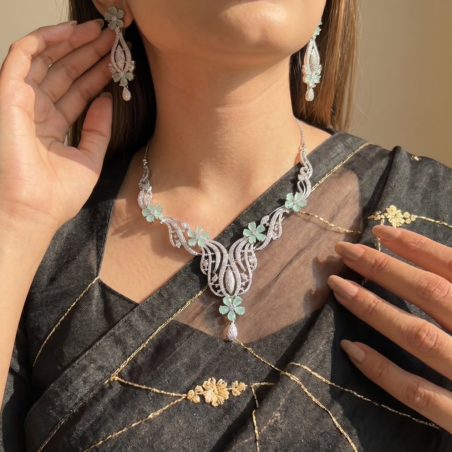 Platinum necklace