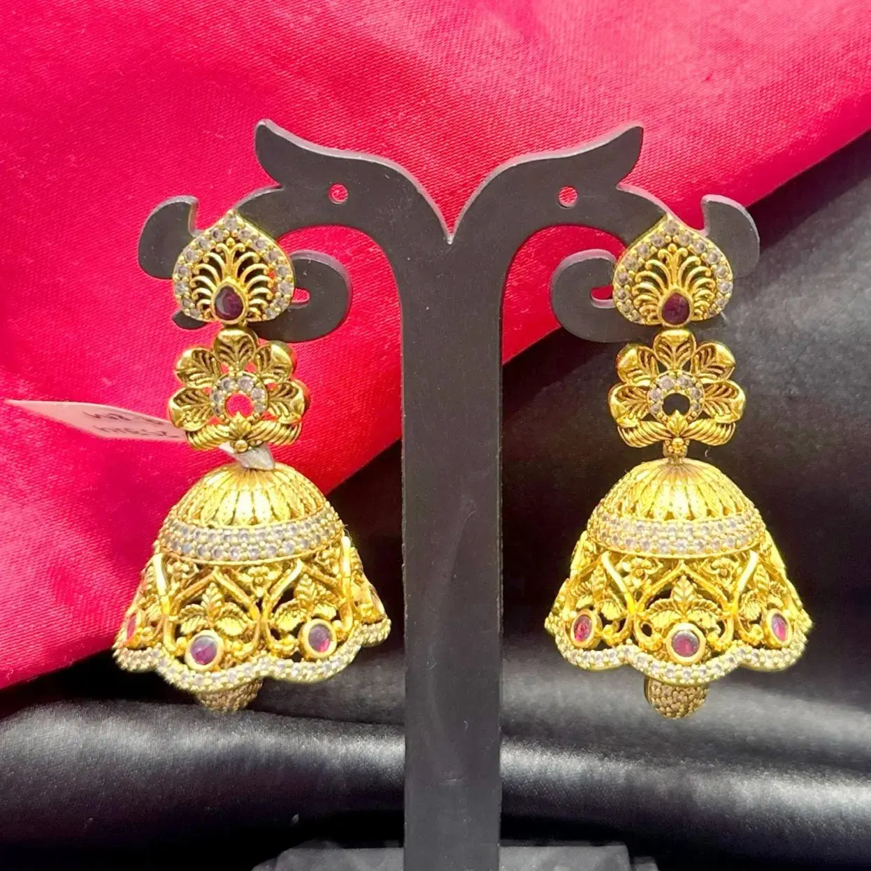 Matte Flower Jhumki 25344