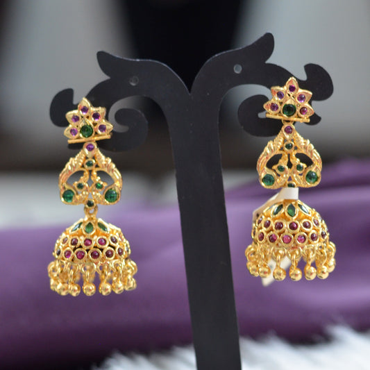 Matte Multi Jhumki 7530