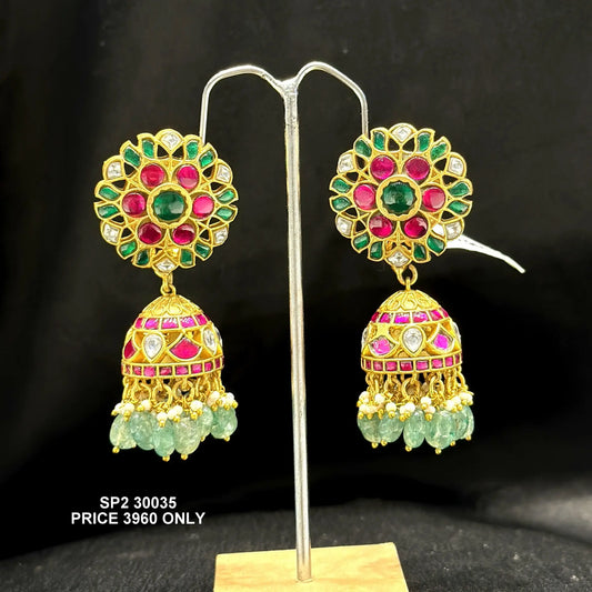 Jadau heavy jhumki 30035