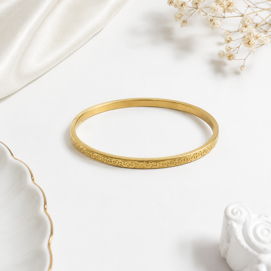 Floral Gold Bracelet
