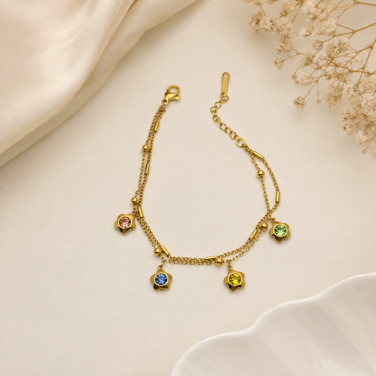 Multi Bracelet Anti Tarnish