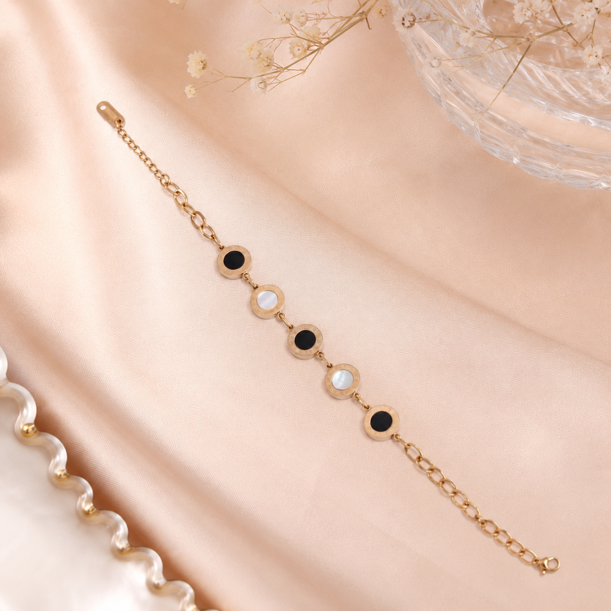 Dual Essence Rose Gold Anti Tarnish Bracelet