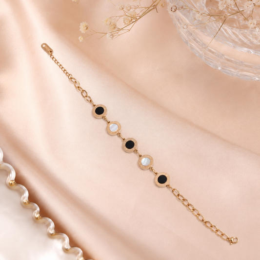 Dual Essence Rose Gold Anti Tarnish Bracelet