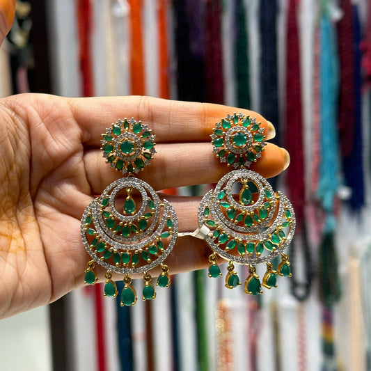 Diamond look chandbali