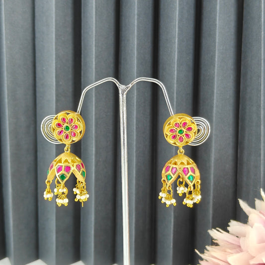39523 Jadau small jhumki
