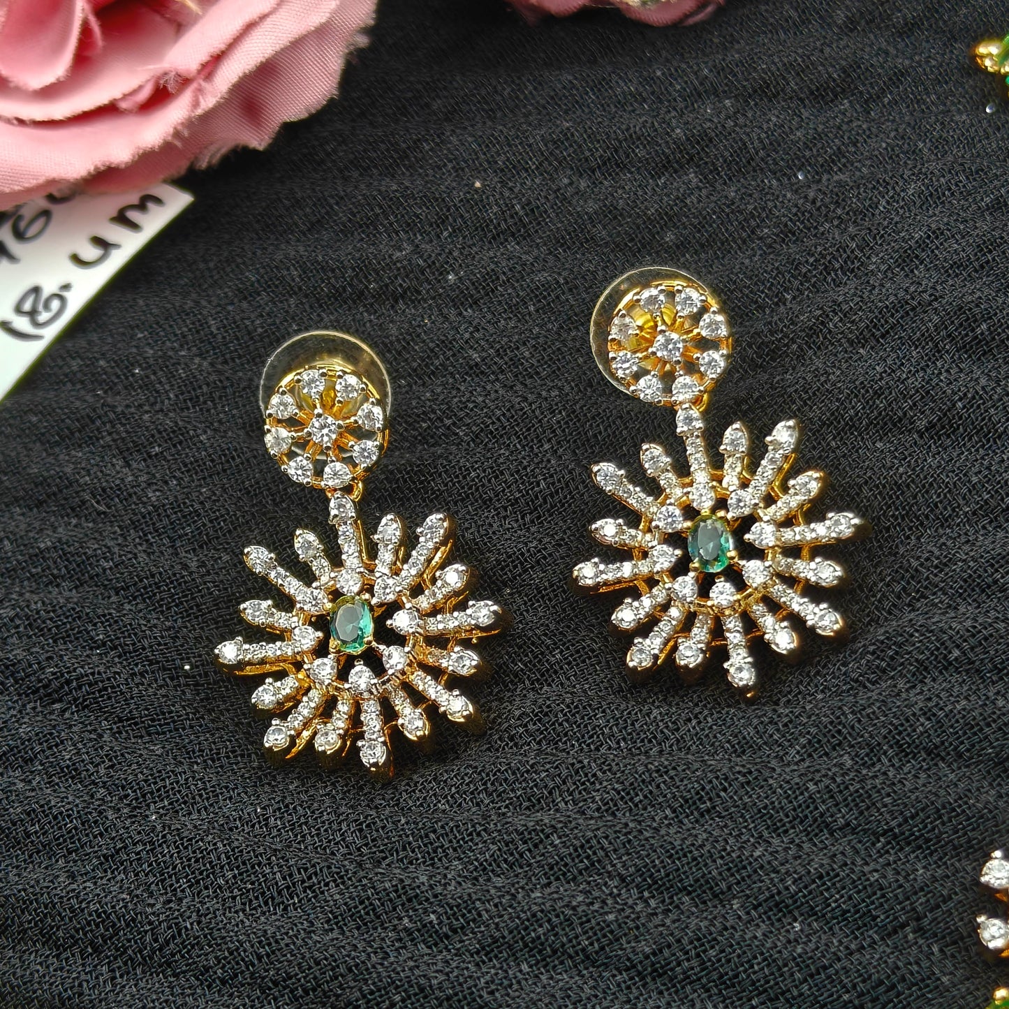 39646 Real Diamond replica flower design