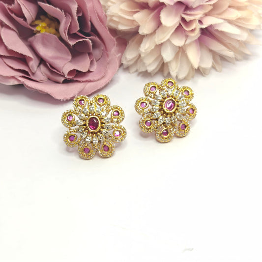 41036  pota stone red studs