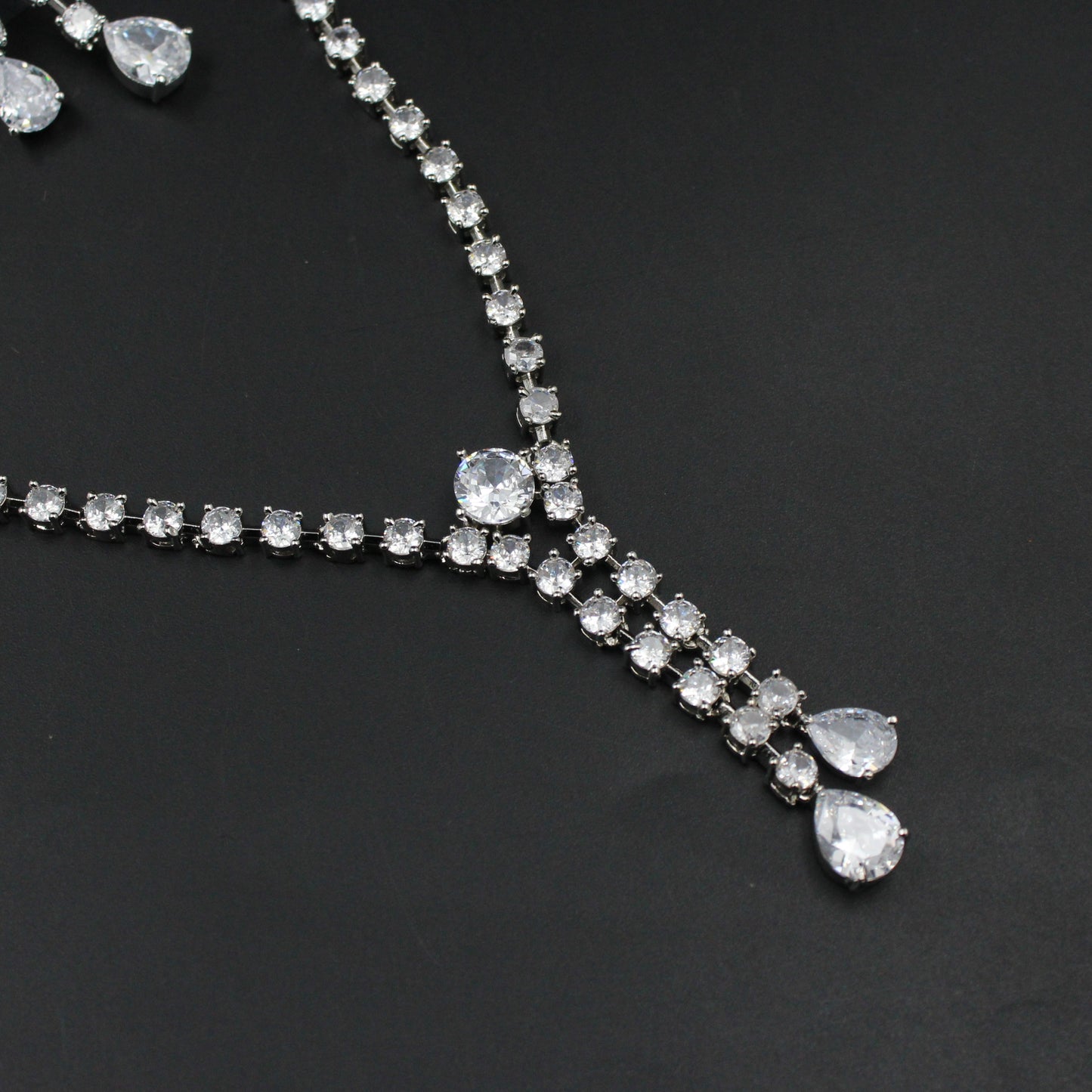 41399 AD Silver Short Necklace