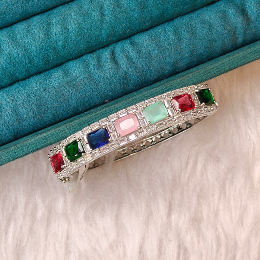 13341 platinum multi colour bracelet