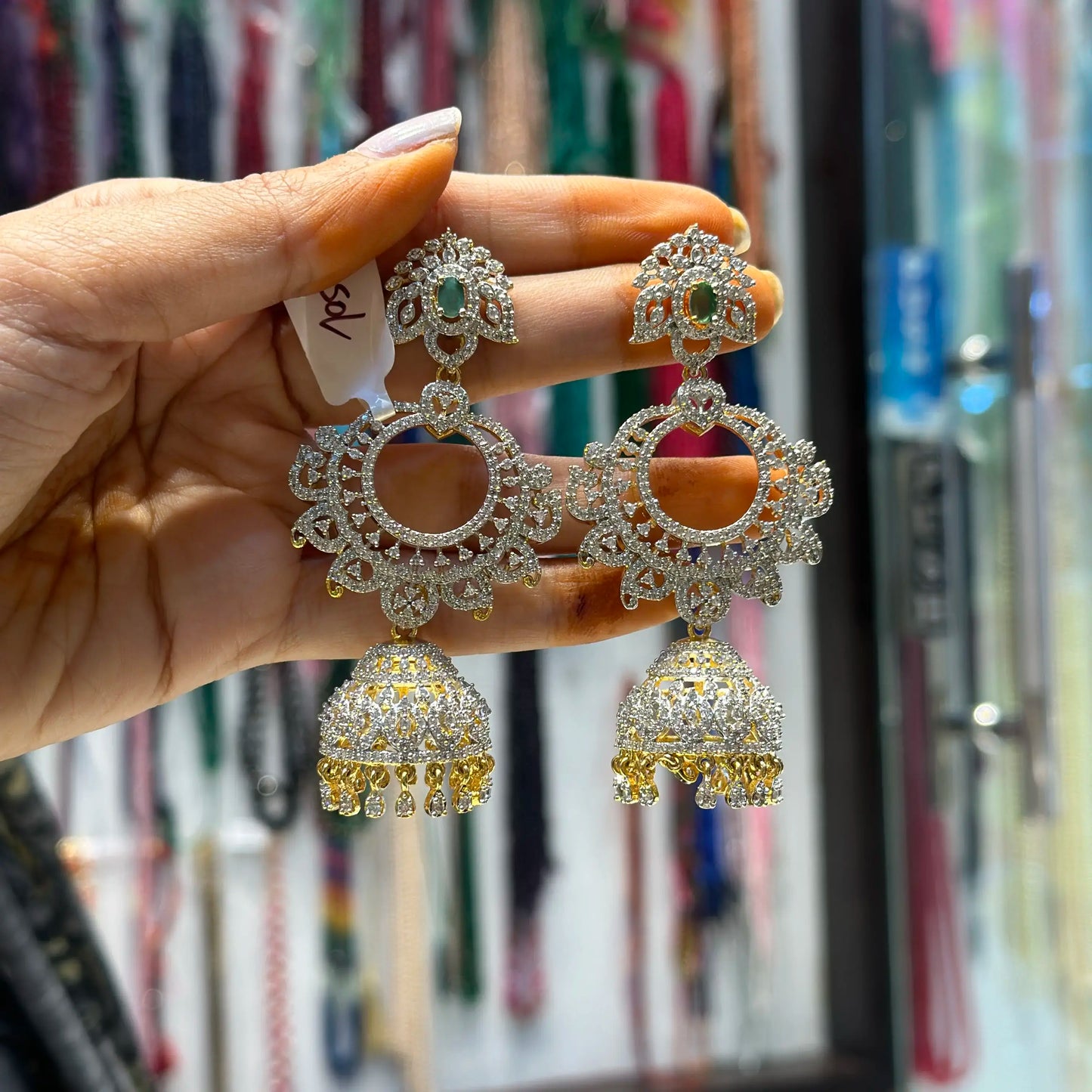 Diamond jhumki 3 in 1